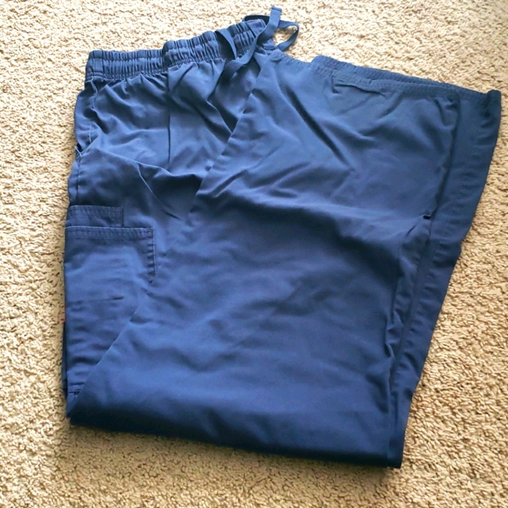 Dickies Mens Scrub Pants XL Navy Blue Medical Uniform Workwear